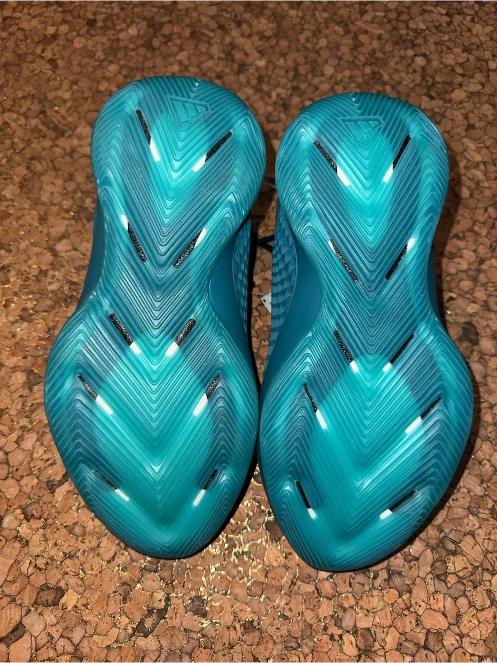 Adidas AE 1 New Wave Anthony Edwards Blue Basketball Shoes Size 5Y